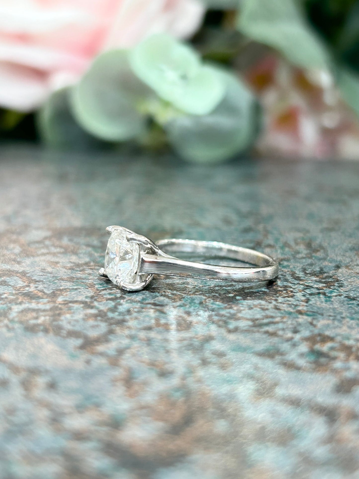 14kt 2.02ct Cushion Lab Grown Diamond Ring