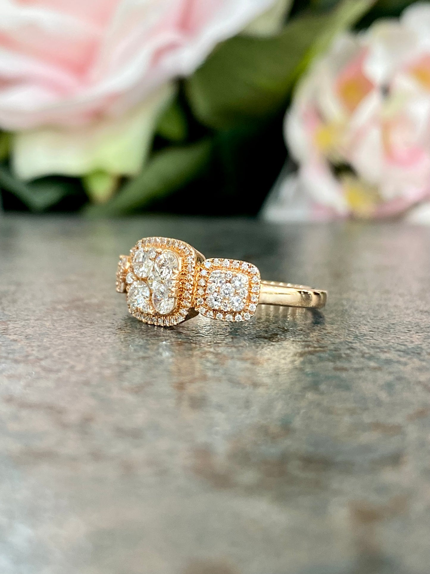 14KT .73ct Ladies Diamond Ring