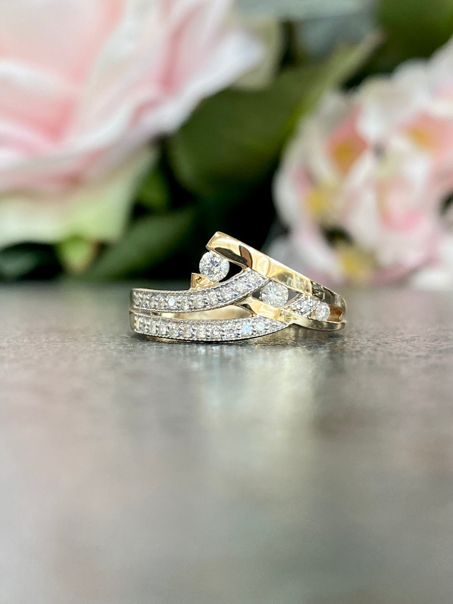 10KT .25ct Ladies Diamond Ring