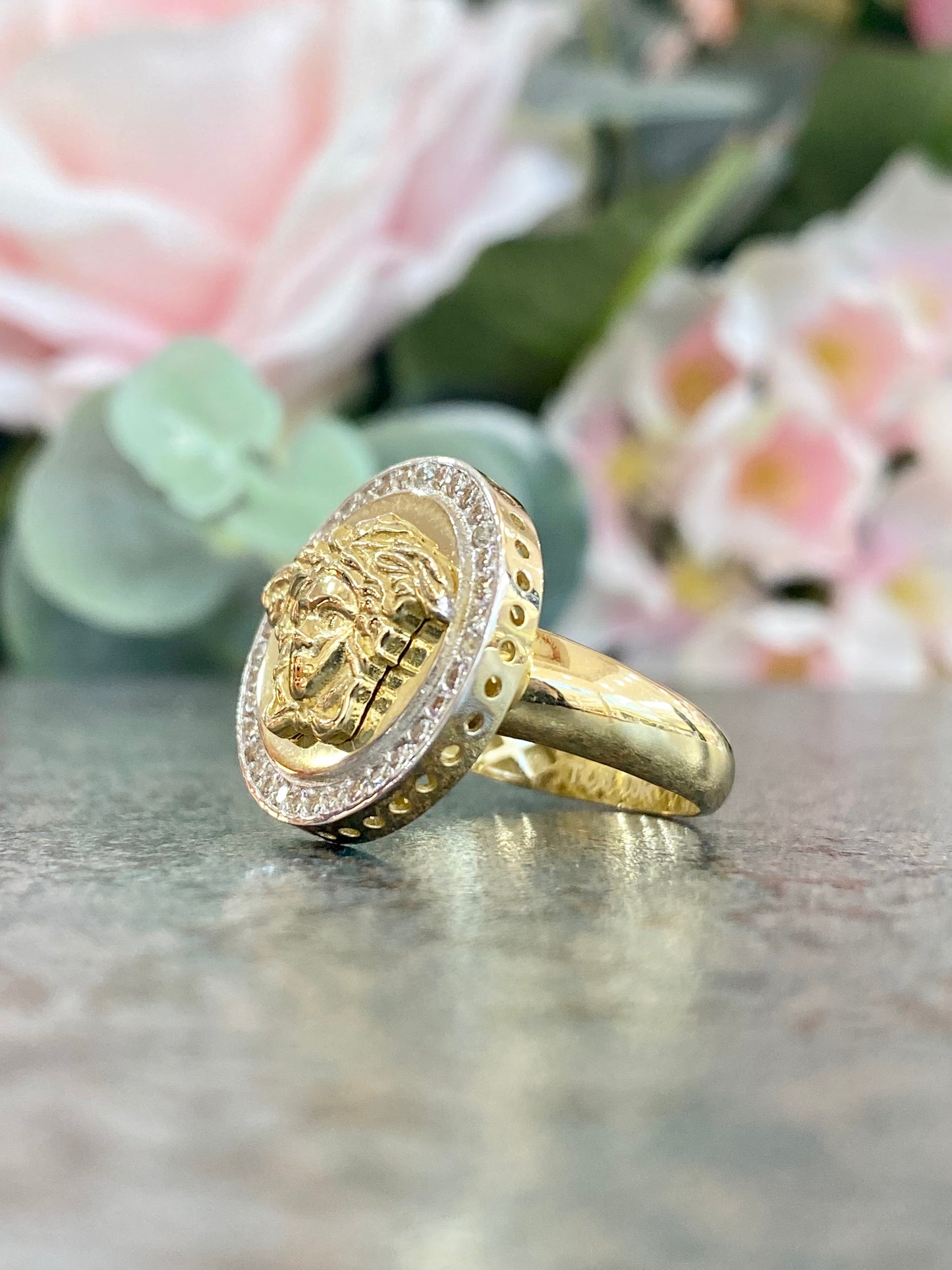 10KT Gold and CZ Ring
