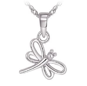 Silver Dragonfly Necklace