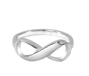 Silver Infinity Ring