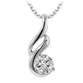 Silver Cubic Zirconia Necklace