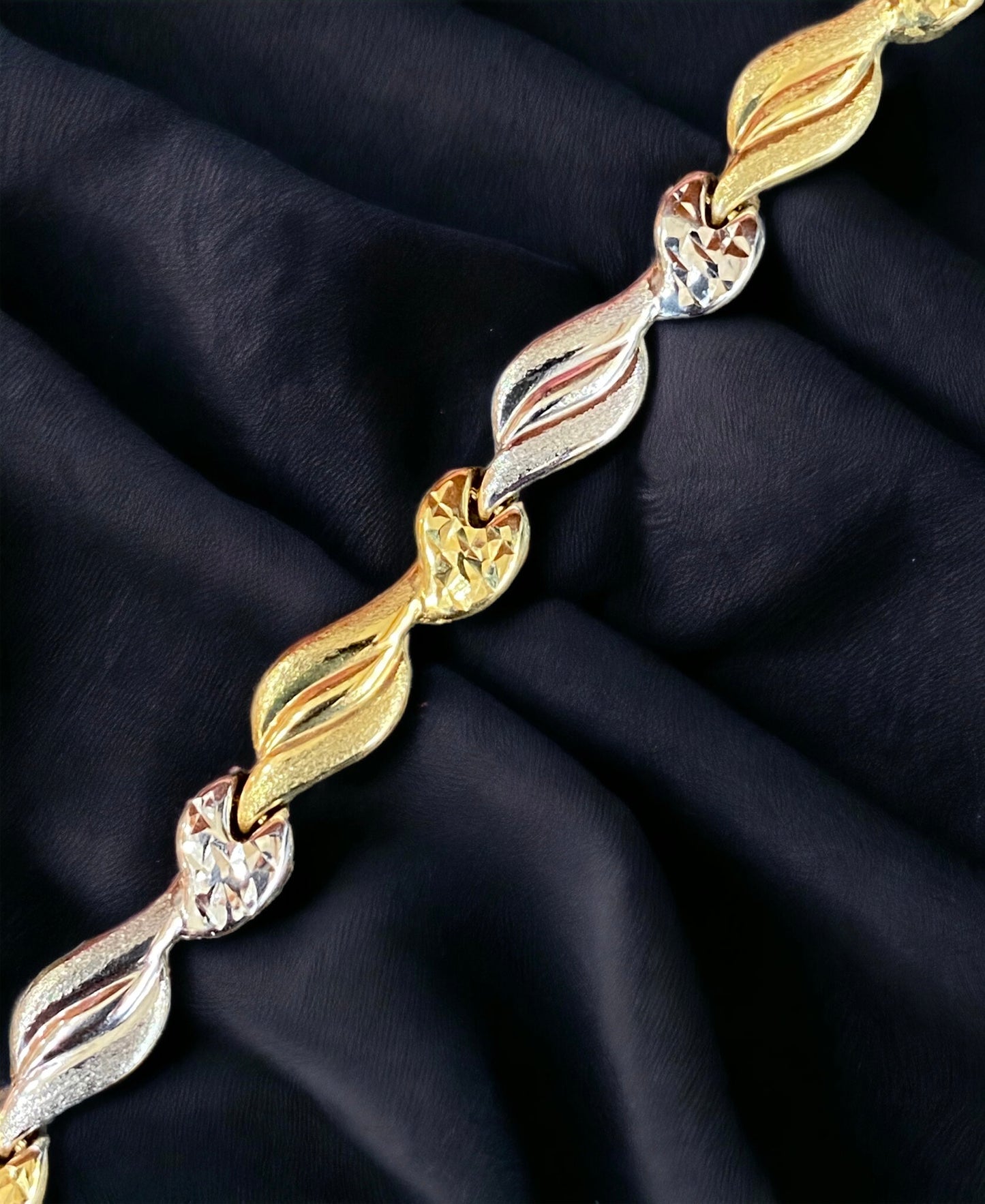 10KT Two-Tone Ladies Bracelet
