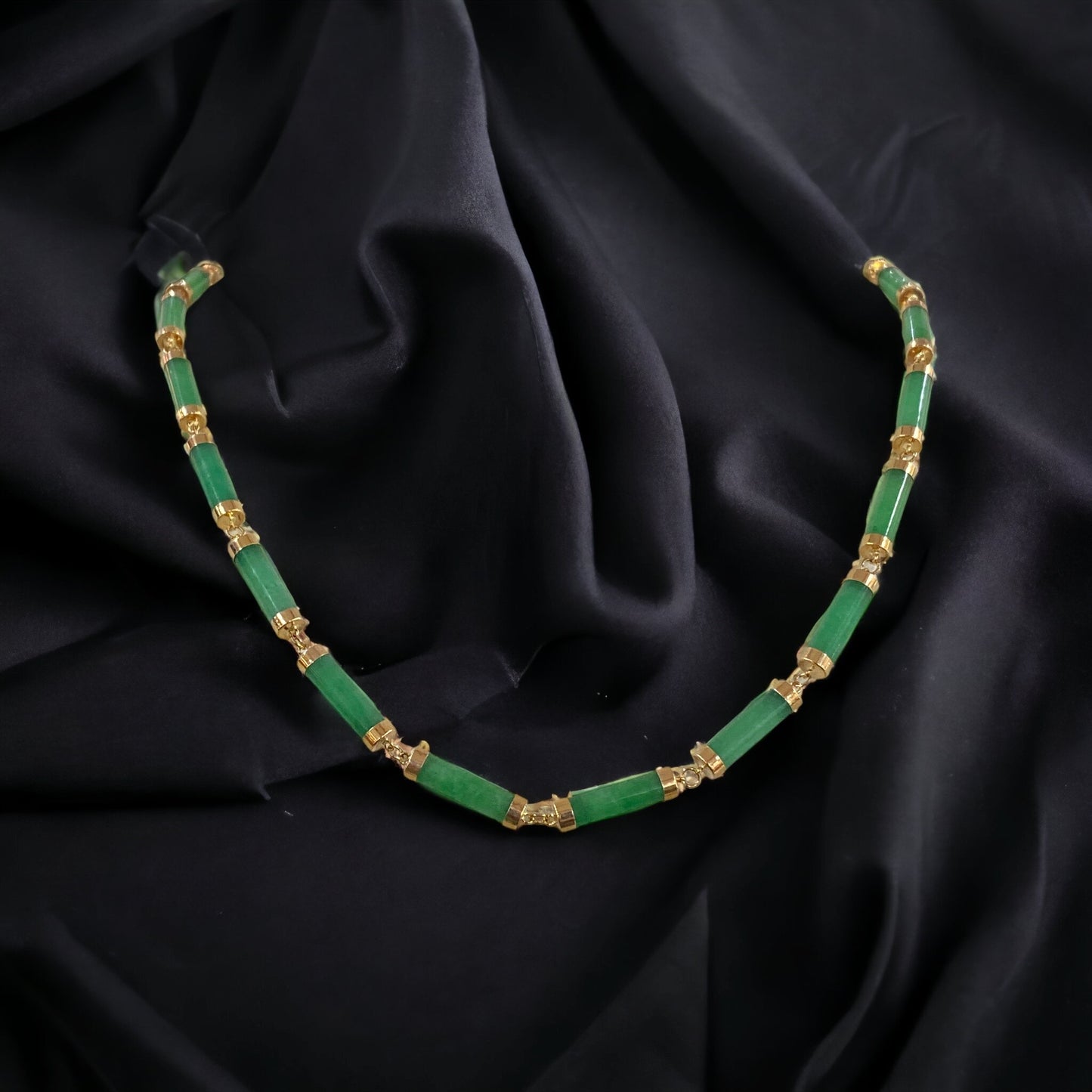 14KT Jade Gemstone Necklace