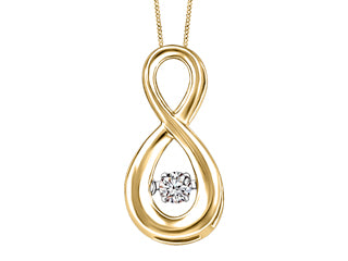 Love in Motion .05ct Canadian Diamond Necklace