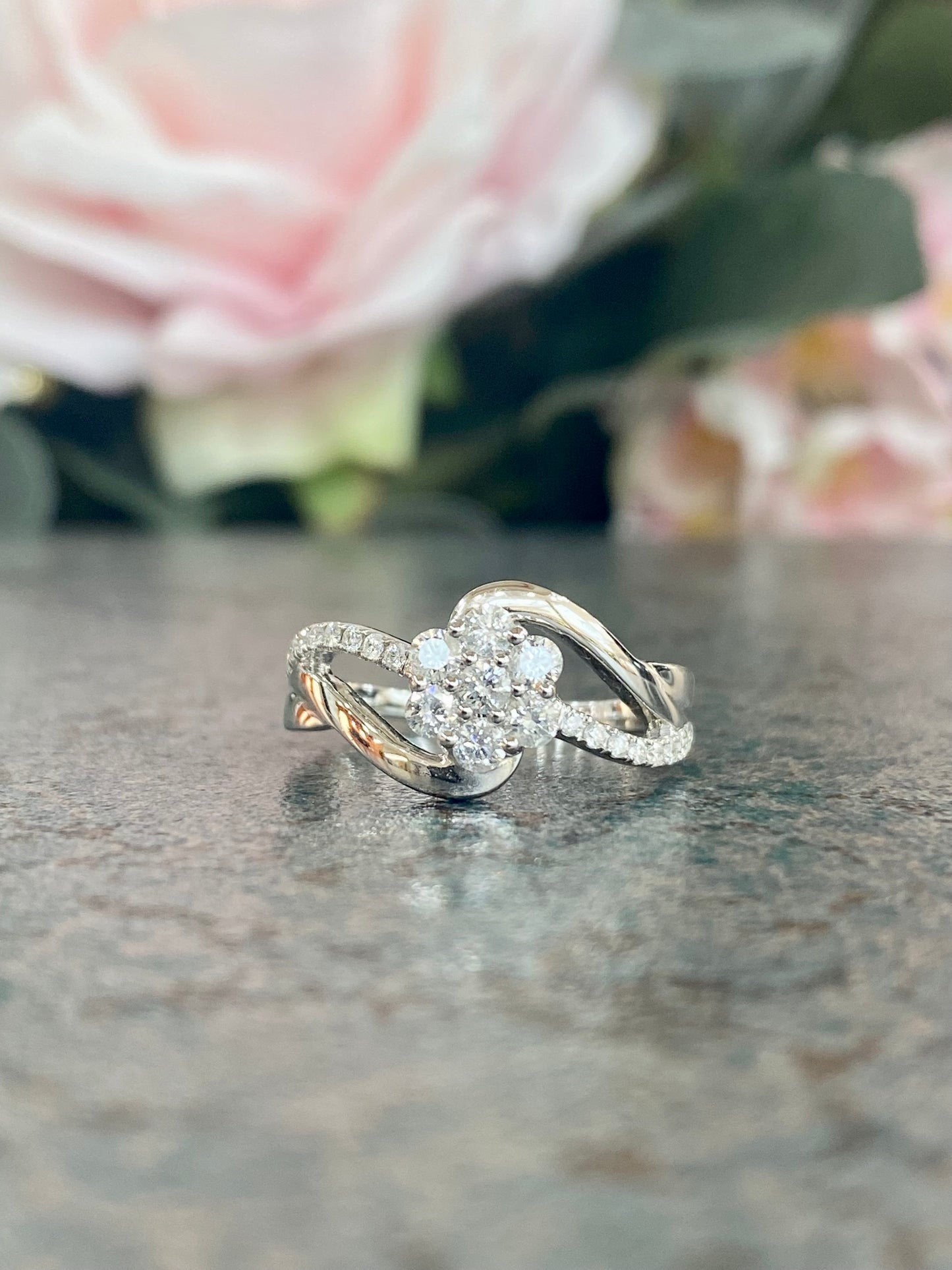 14KT .51ct Ladies Diamond Ring