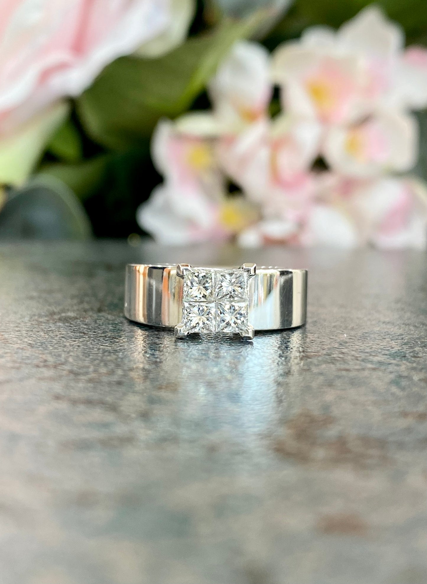 14kt White Gold .75TW Engagement Ring