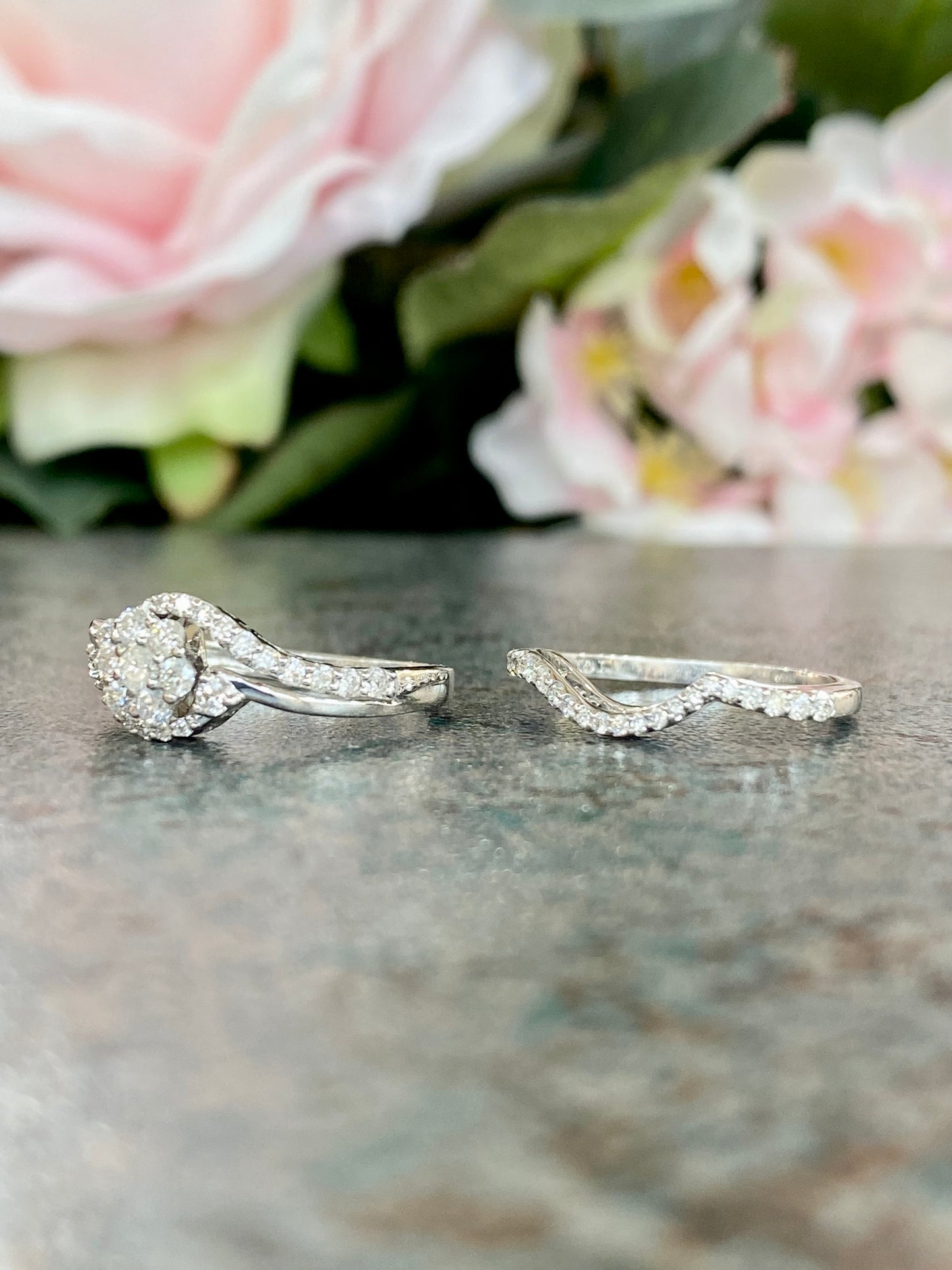 14KT .18ct Matching Band