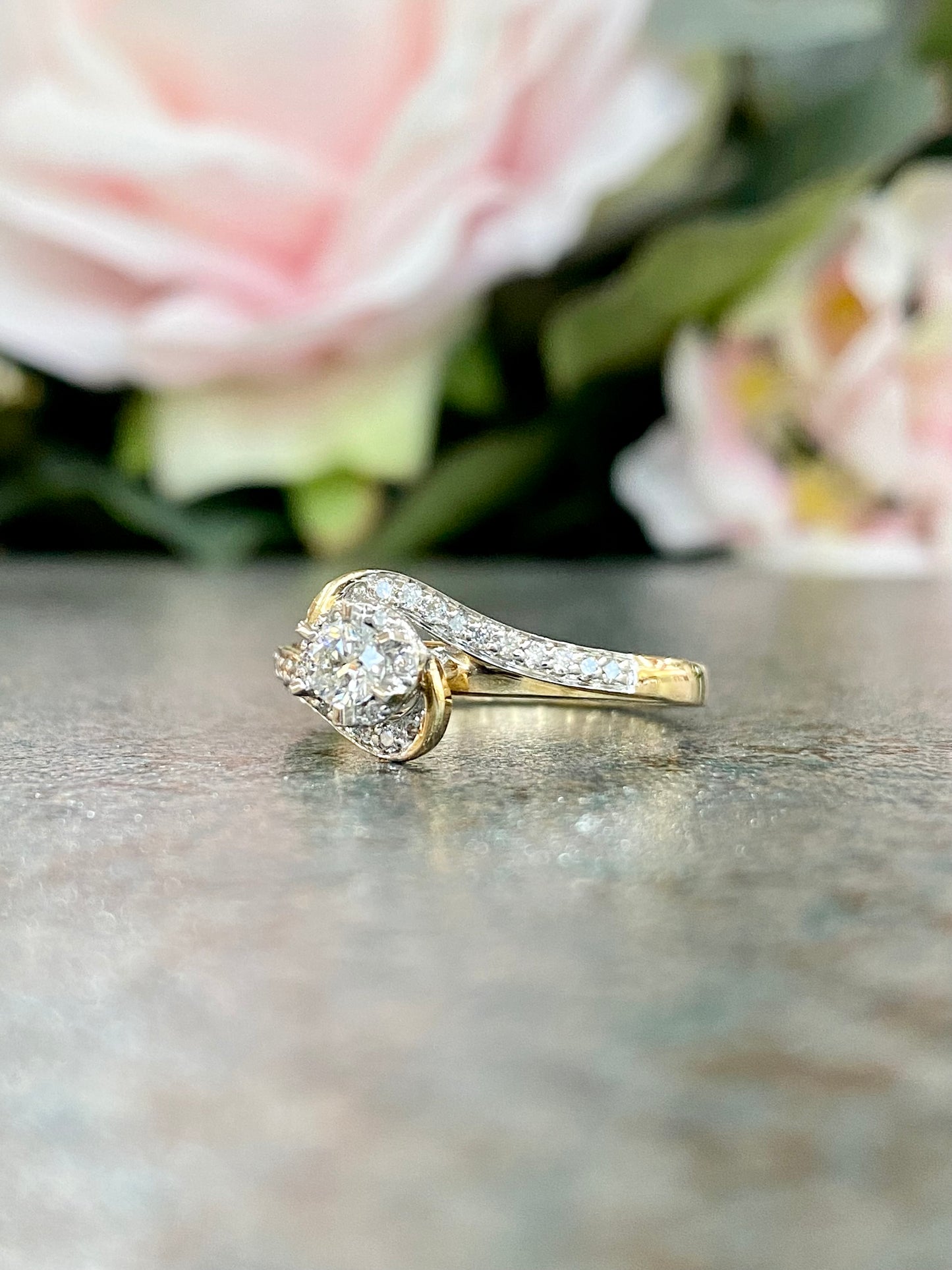 14KT .33ct Engagement Ring