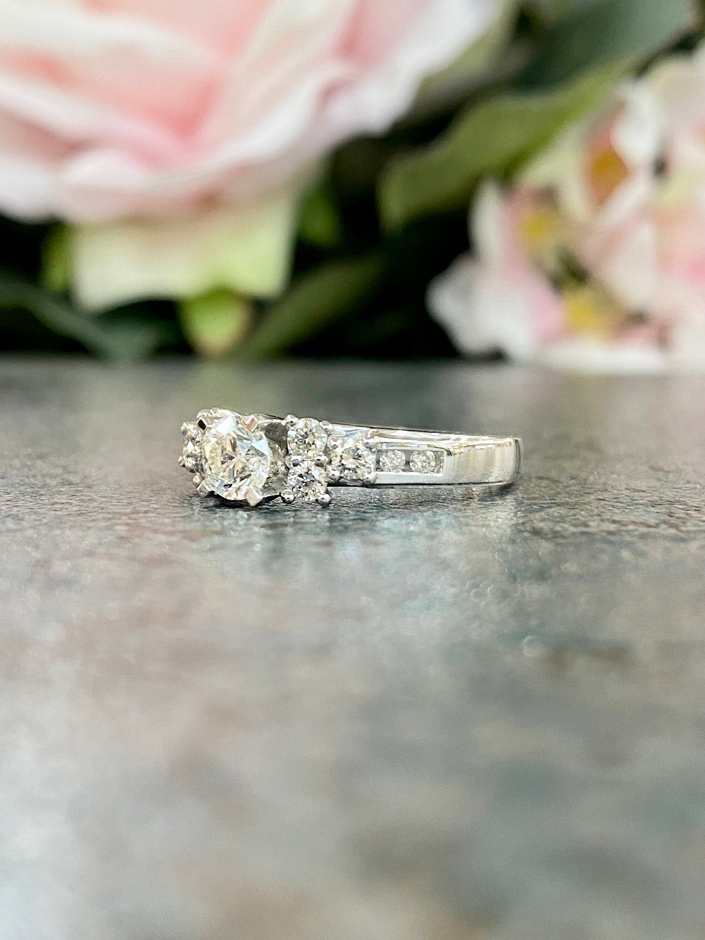 14KT .84ct Engagement Ring