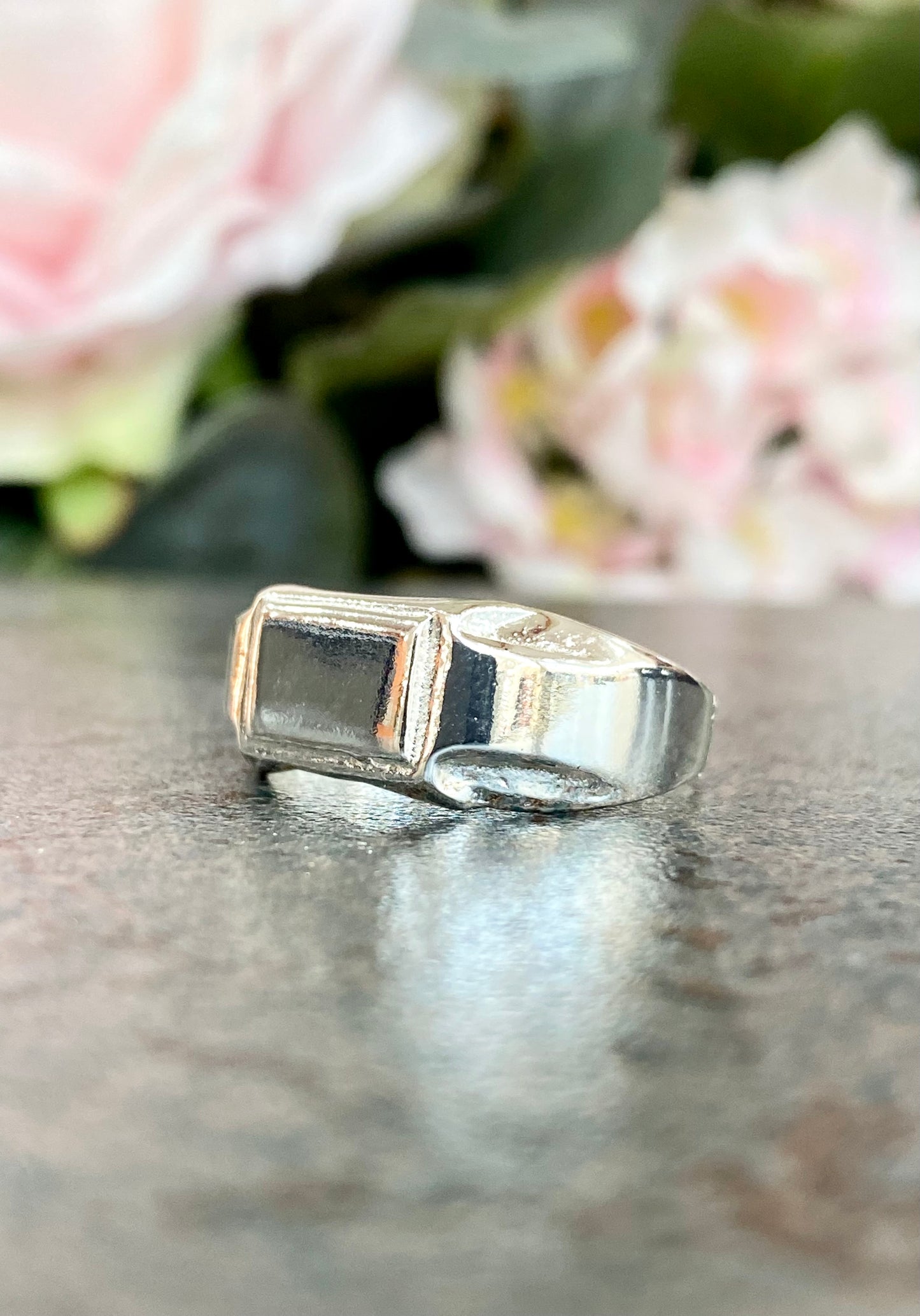 Men's Silver Signet Ring