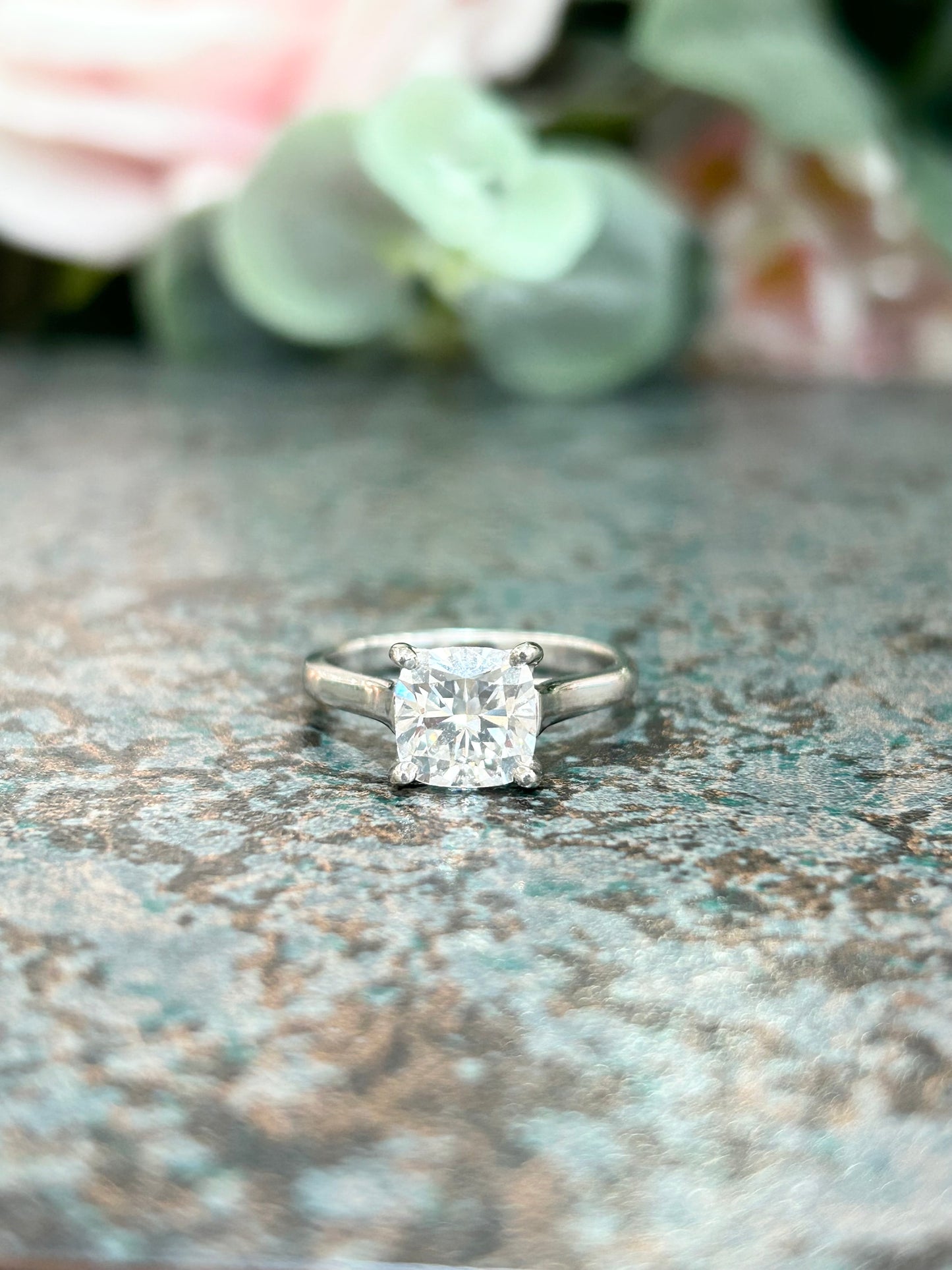 14kt 2.02ct Cushion Lab Grown Diamond Ring