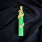 14KT Jade Dragon Wrapped Pendant