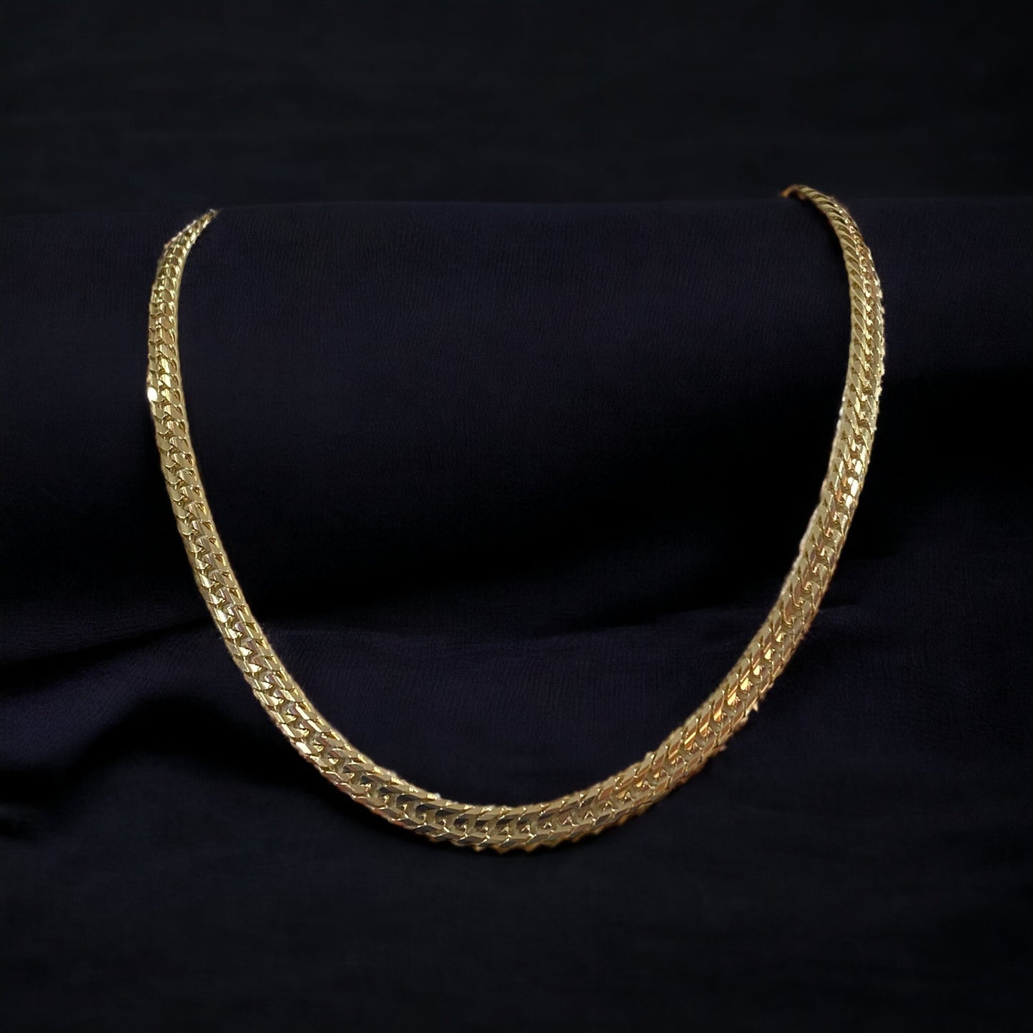 10KT Men's Heavy Double Curb Chain