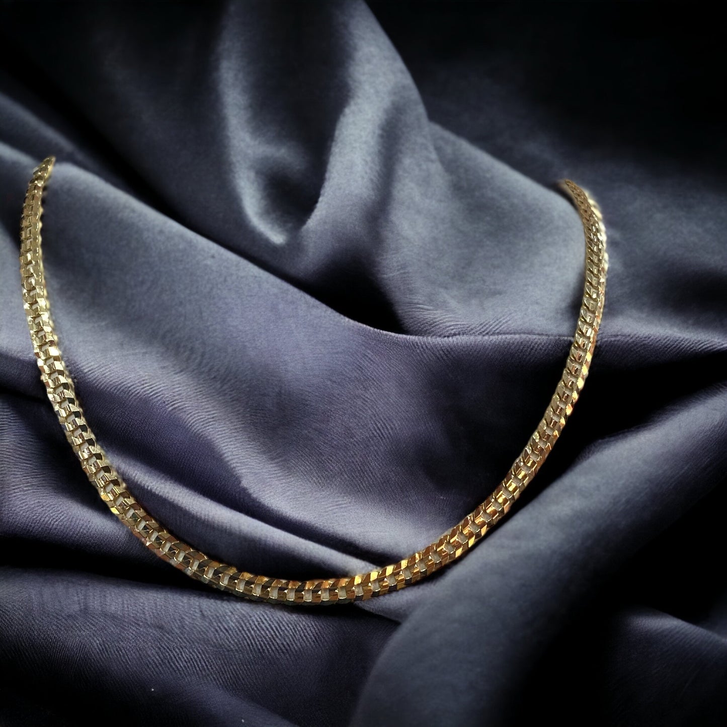 10KT Men's Curb Chain
