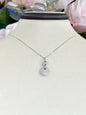 14KT White Gold .44ct Diamond Necklace