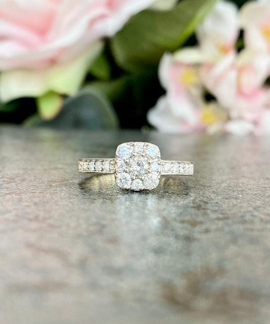 14KT .58ct Engagement Ring