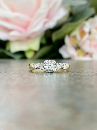 10KT .20ct Engagement Ring