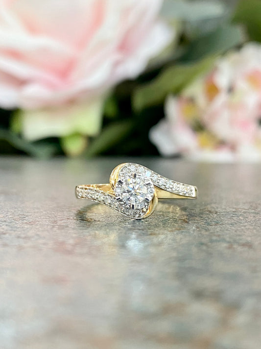14KT .33ct Engagement Ring