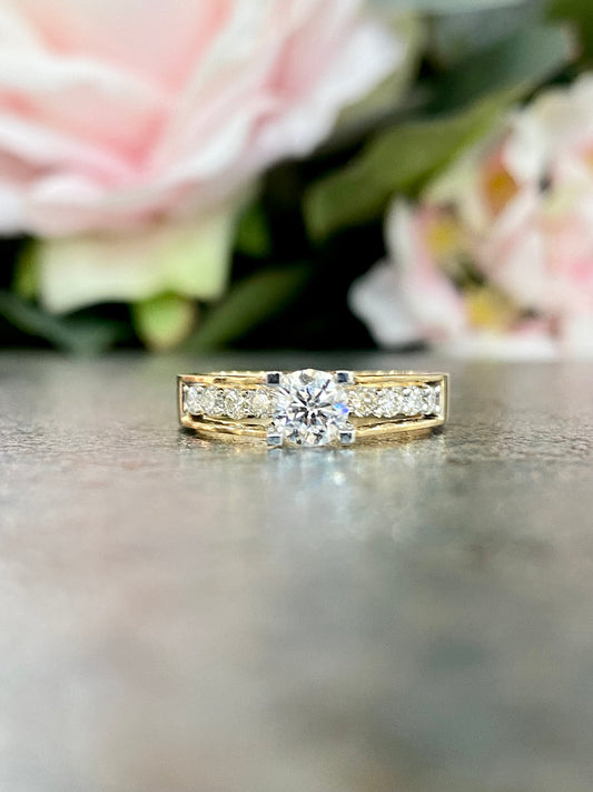 14KT .70ct Engagement Ring