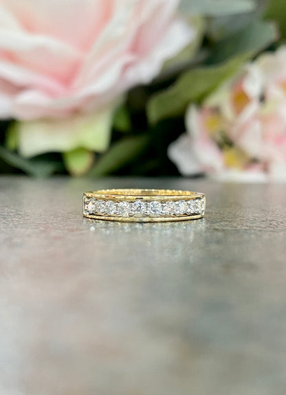 14KT .30ct Matching Band