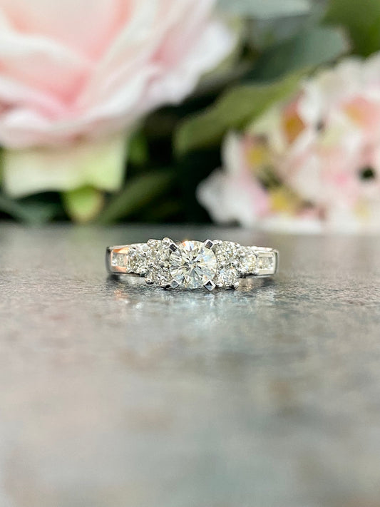 14KT .84ct Engagement Ring
