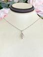Silver 3-stone Necklace